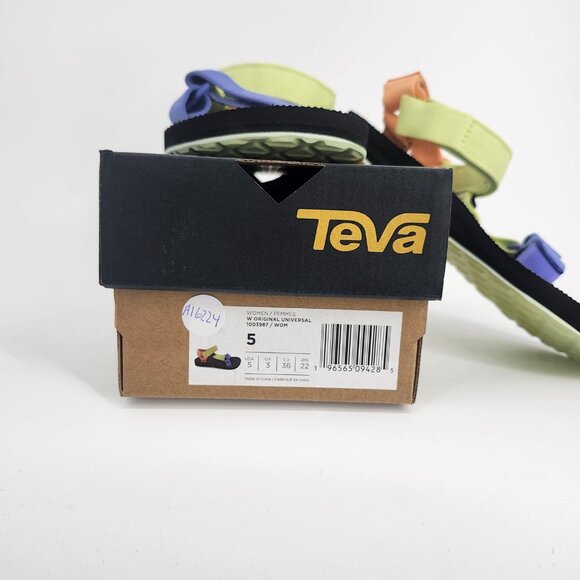 Teva Women's Original Universal Comfort Quick Dry Sandals Wind Multi Size 5 NWB - Picture 8 of 8